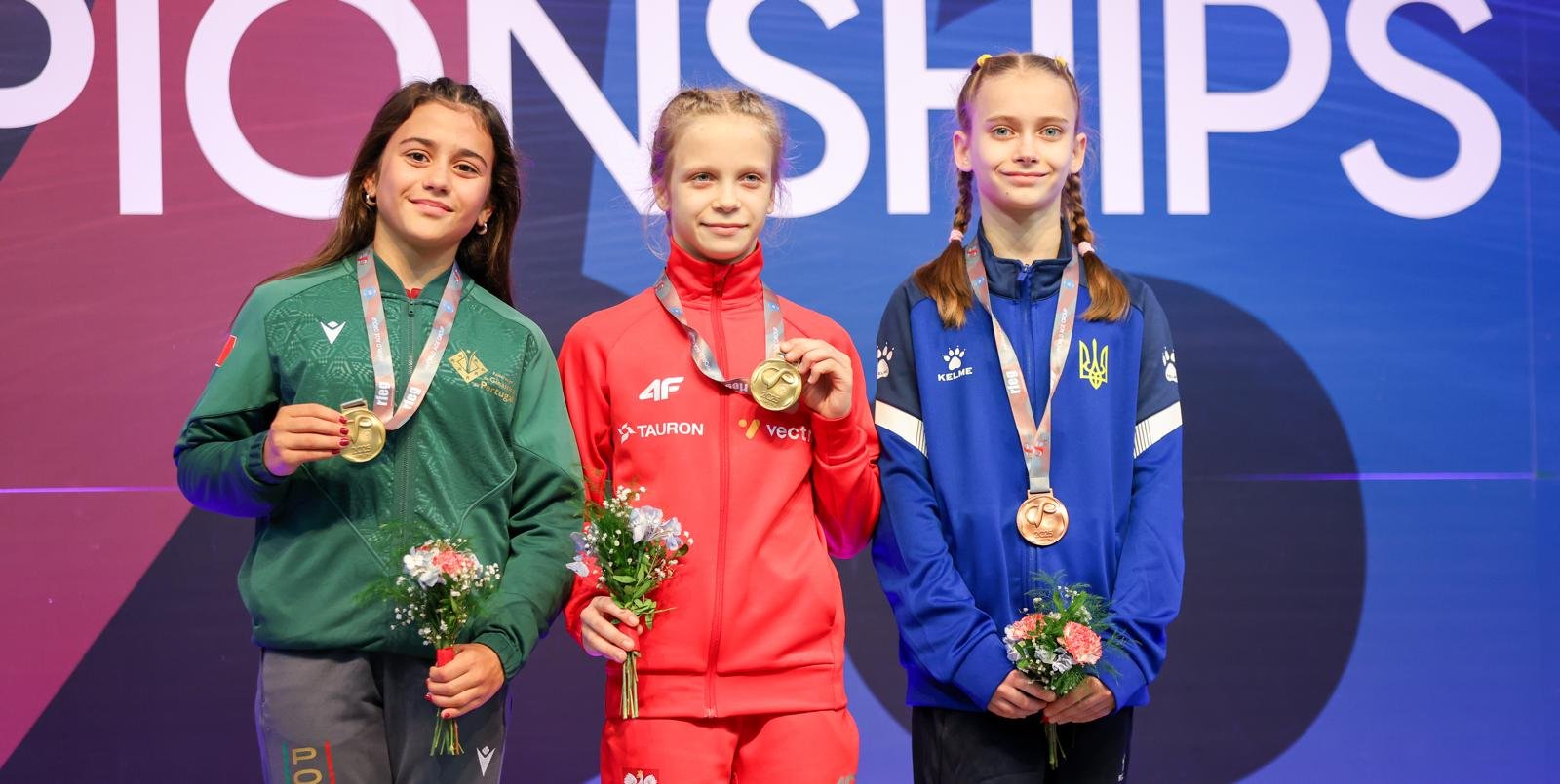 Matilde Louro conquista ouro em DMT nos Campeonatos do Mundo por Grupos de Idade